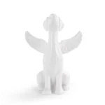 Angel Dog Ceramic Urn for Ashes - Dog Memorial