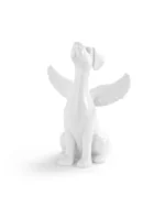 Angel Dog Ceramic Urn for Ashes – Dog Memorial Urn - Image 2