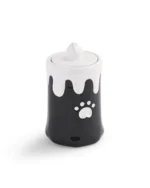 Candle-Shaped Ceramic Pet Urn for Ashes - Black