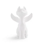 Angel Cat Ceramic Urn for Ashes - Cat Memorial