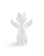 Angel Cat Ceramic Urn for Ashes – Cat Memorial Urn