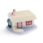 Heart House Ceramic Pet Urn for Ashes
