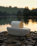 Natural Mycelium Boat Urn for Pet Ashes – Biodegradable Urn - Image 6