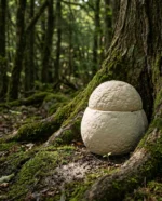 Natural Mycelium Snowman Pet Urn for Ashes – Biodegradable Urn - Image 5