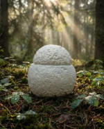 Natural Mycelium Snowman Pet Urn for Ashes – Biodegradable Urn - Image 6