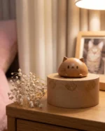 Wooden Cat Music Box Urn for Ashes - Image 4