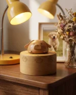 Wooden Dog Music Box Urn for Ashes - Image 3