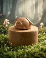 Wooden Dog Music Box Urn for Ashes - Image 5