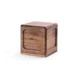 Boundary Stone Solid Walnut Urn for Ashes
