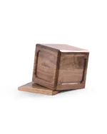 Boundary Stone Solid Walnut Urn for Ashes - Image 2