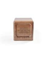 Boundary Stone Solid Walnut Urn for Ashes - Image 4