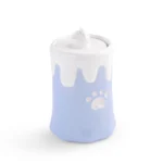 Candle-Shaped Ceramic Pet Urn for Ashes – Light Blue