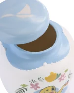 Ceramic Pet Urn for Ashes – Custom Hand-Painted Cartoon Portrait Memorial - Image 3