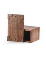 Monolith Solid Walnut Cremation Urn for Ashes - Image 3
