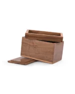 Pure Solid Walnut Urn for Ashes - Image 2