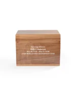 Pure Solid Walnut Urn for Ashes - Image 4