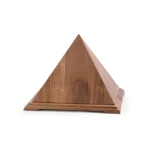 Pyramid Walnut Urn for Ashes