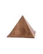 Pyramid Walnut Urn for Ashes