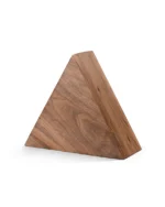 Triangle Walnut Urn for Ashes