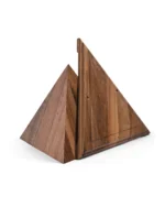 Triangular Pyramid Walnut Urn for Ashes - Image 3