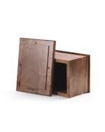 Two-Tone Inlay Walnut Cremation Urn for Ashes - Image 3