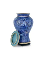Blue Butterfly Cloisonne Cremation Urn - Image 2