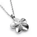 Five-Petal Flower Cremation Necklace for Ashes