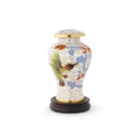 Hummingbird Blossom Cloisonne Keepsake Urn