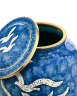 Royal Memorials Peaceful Dove cloisonne detail