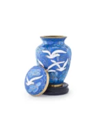 Royal Memorials Peaceful Dove keepsake lid removed