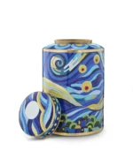 Royal Memorials Starry Night Sky urn lid removed