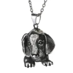 Dog Stainless Steel Keepsake Necklace