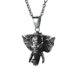Elephant Stainless Steel Keepsake Necklace