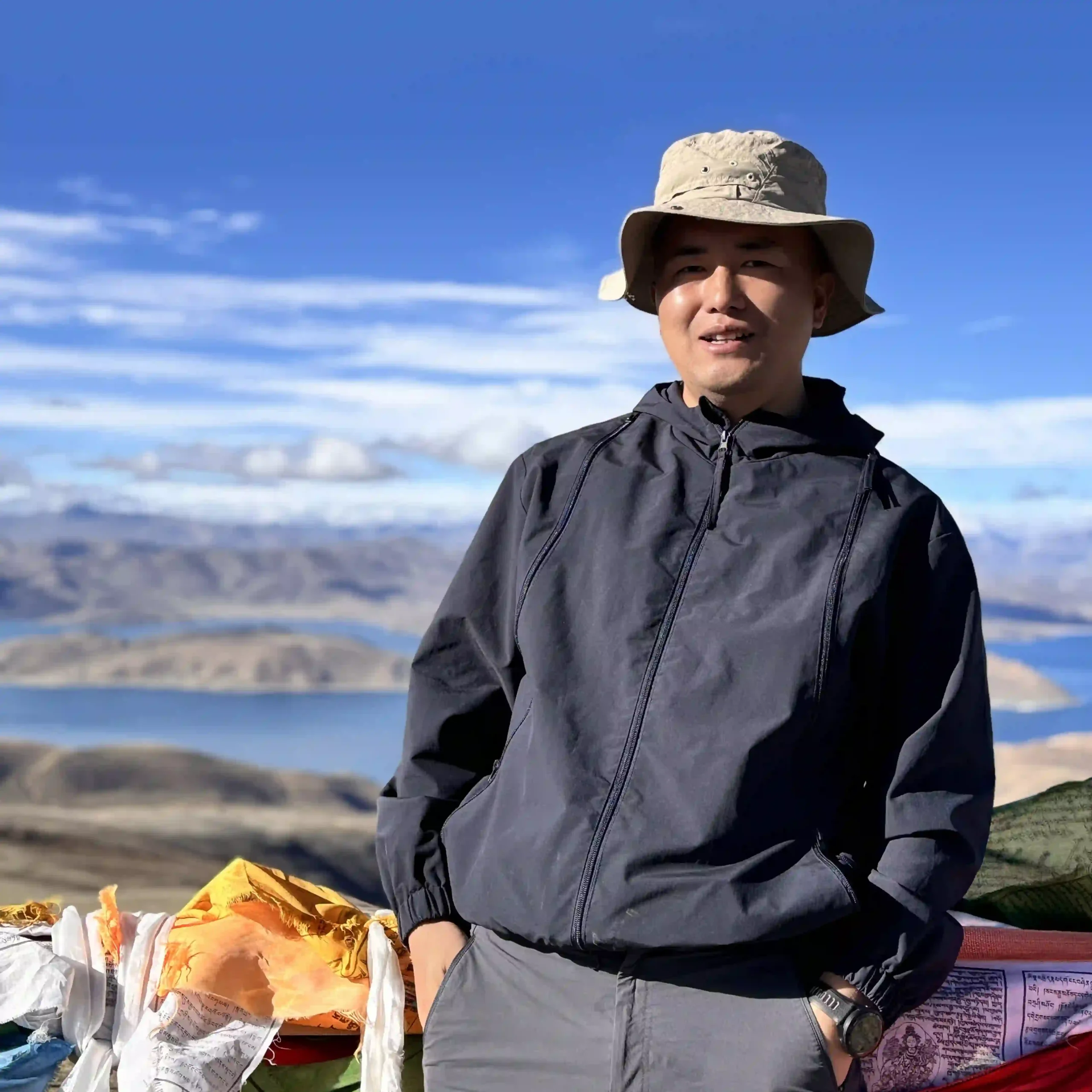 James Wei, founder of Royal Memorials, in Lhasa, Tibet