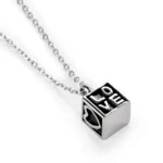 Heart Cube Urn Necklace for Ashes
