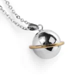 Saturn Urn Necklace for Ashes